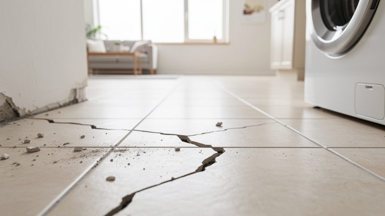 Carrelage qui se fissure après 10 ans : causes, recours et solutions
