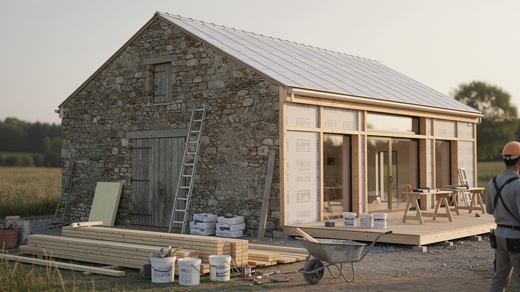 Comment rénover une grange en pierre en habitation ?