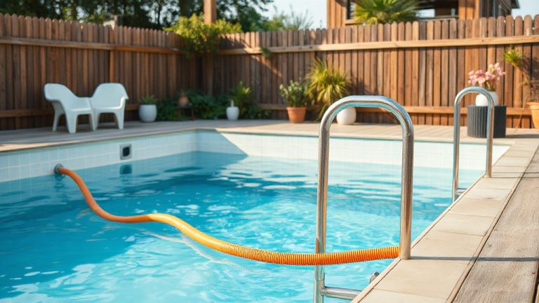 Comment vider une piscine avec un tuyau : méthode siphon en 7 étapes