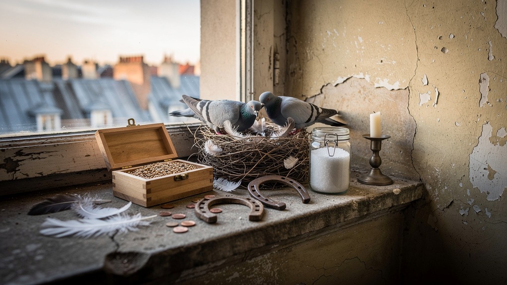 Croyances populaires et superstitions liées au nid de pigeon