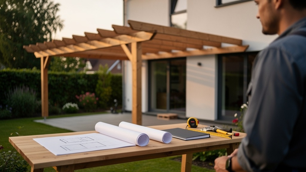 Pergola et permis de construire : quand votre projet dépasse la déclaration préalable ?
