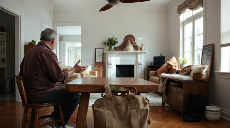 Artisan présentant un devis à un client propriétaire