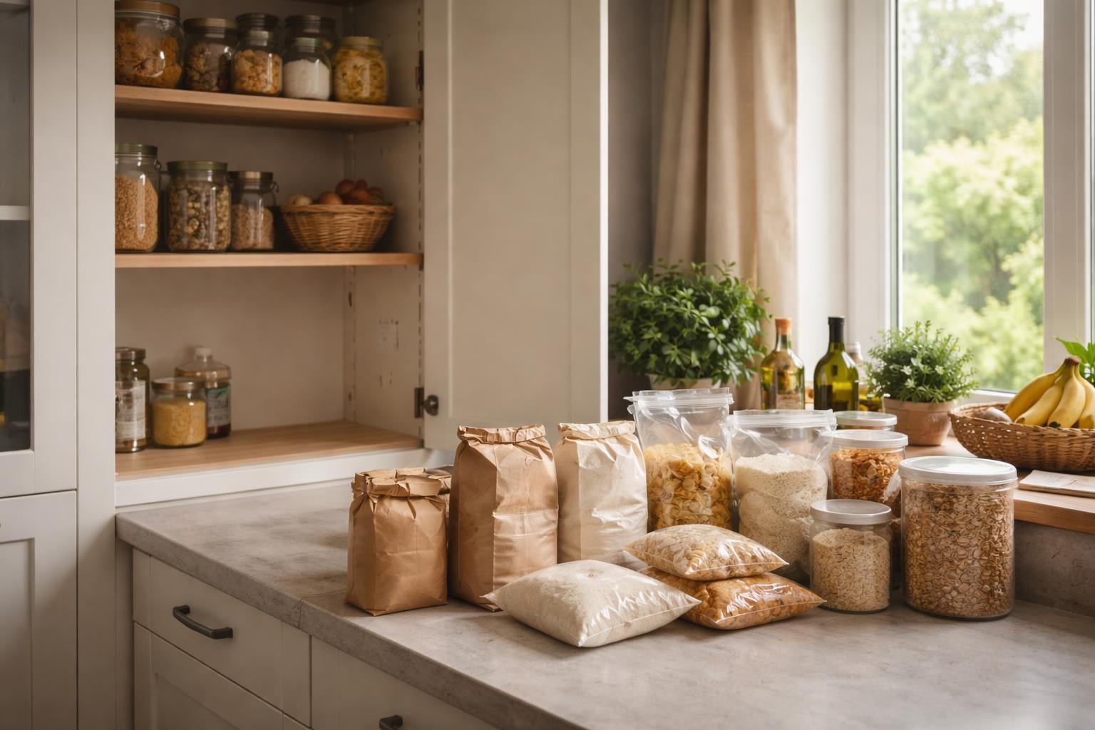 Nettoyage d'un placard alimentaire infesté