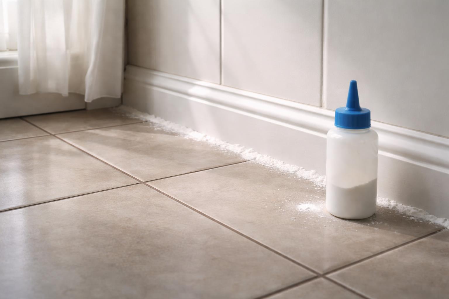 Traitement anti-insectes dans une salle de bain